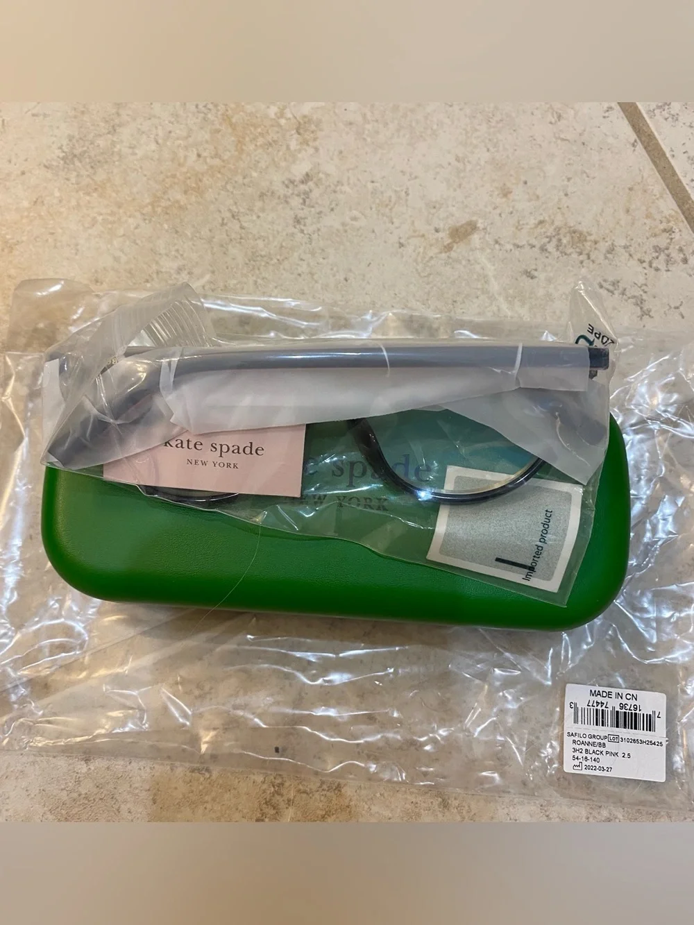 New Kate Spade Roanne Cat Eye Readers Glasses w Case Blue Light Blocking 2.50